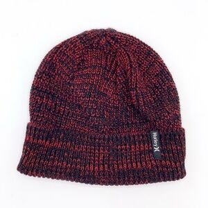 Hurley Maroon & Black Marled Winter Hat